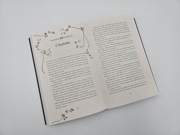 Innenansicht des Buches „Rosefield Academy of Arts – The Promises We Make“