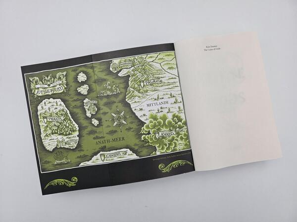 Außenansicht des Buches „The Curse of Gods“