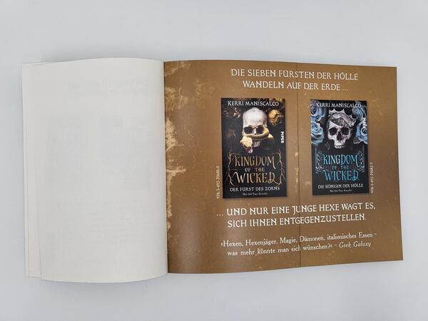 Innenansicht des Buches „Kingdom of the Wicked – Der Fürst des Zorns“