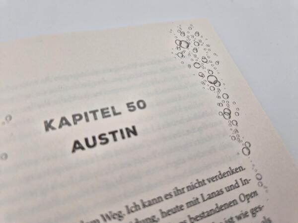 Außenansicht des Buches „Too deep to dive“