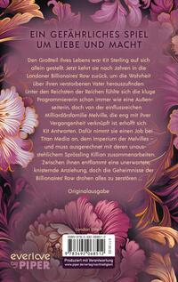 Rückansicht des Buches „Unmasking Billionaires’ Row“