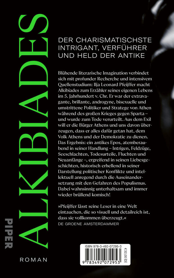 Rückansicht des Buches „Alkibiades“