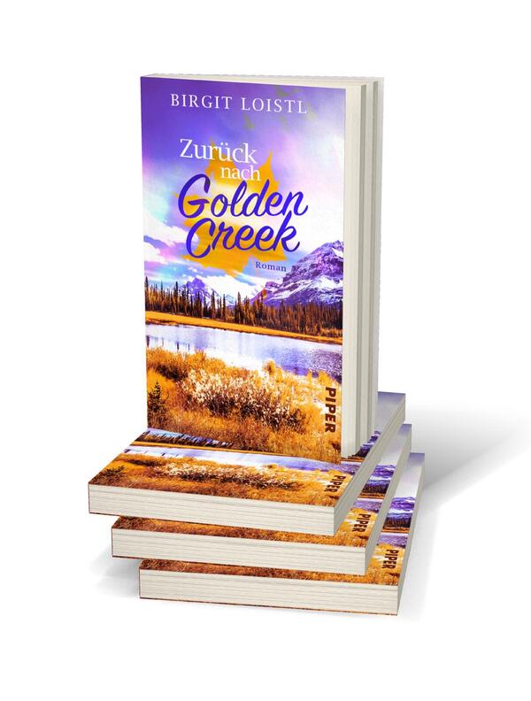 Bücherstapel des Buches „Zurück nach Golden Creek“