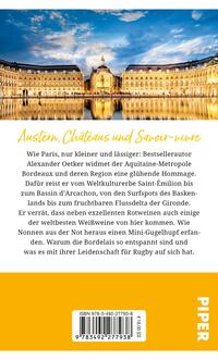 Rückansicht des Buches „Gebrauchsanweisung für Bordeaux und die Atlantikküste“