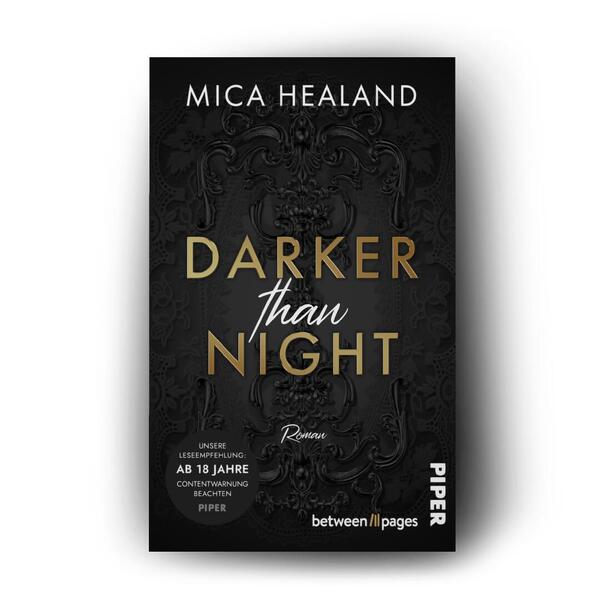 Außenansicht des Buches „Darker than Night“