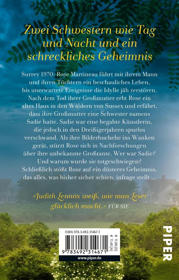 Rückansicht des Buches „Das Haus der Malerin“
