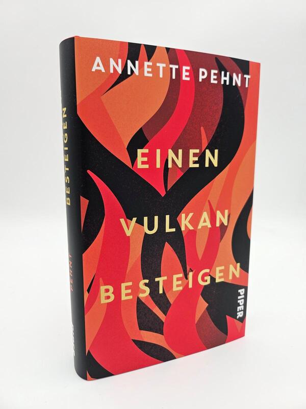 Außenansicht des Buches „Einen Vulkan besteigen“