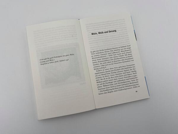 Innenansicht des Buches „Gebrauchsanweisung für Südtirol“