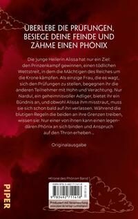 Rückansicht des Buches „Phönixkrone“