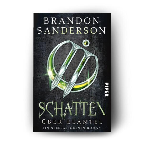 Außenansicht des Buches „Schatten über Elantel“