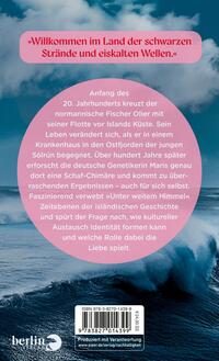 Rückansicht des Buches „Unter weitem Himmel“