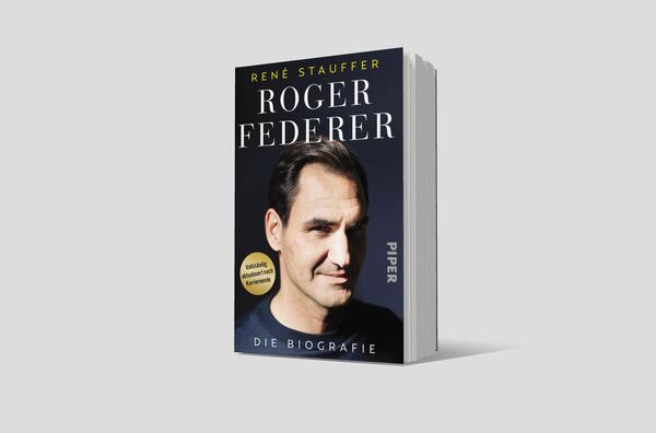 Außenansicht des Buches „Roger Federer“