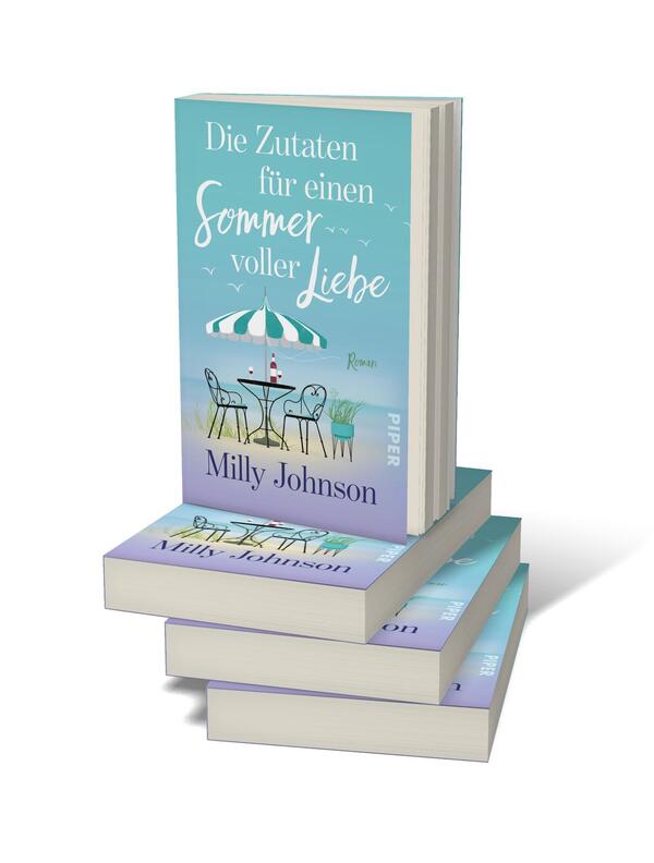 Bücherstapel des Buches „Die Zutaten für einen Sommer voller Liebe “