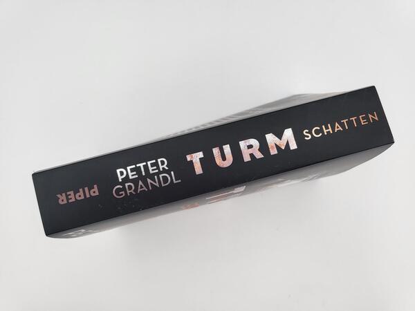 Innenansicht des Buches „Turmschatten“