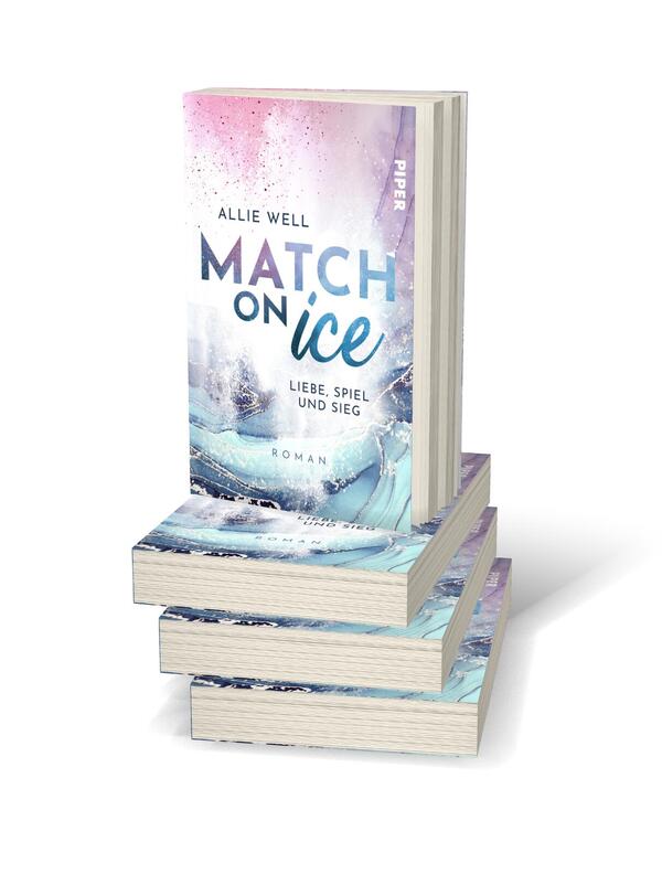 Bücherstapel des Buches „Match on Ice“