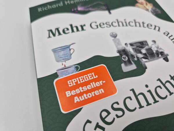 Außenansicht des Buches „Mehr Geschichten aus der Geschichte“