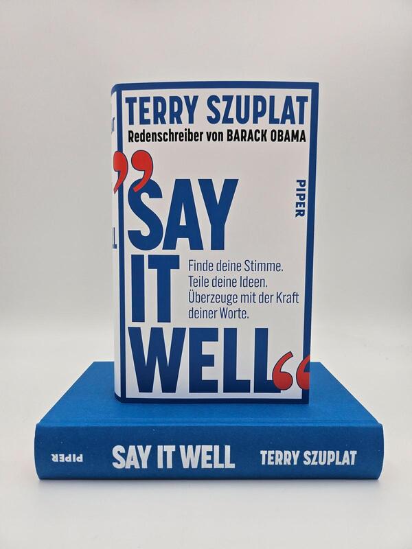 Außenansicht des Buches „Say It Well“