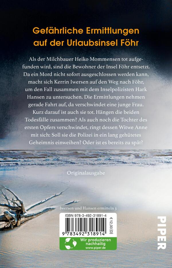Rückansicht des Buches „Seenebel“