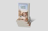 Bücherstapel des Buches „Café Hawelka“