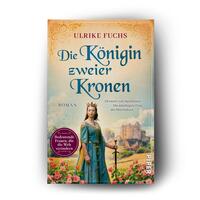 Außenansicht des Buches „Die Königin zweier Kronen“
