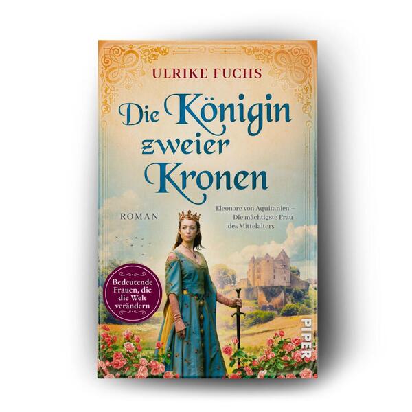 Außenansicht des Buches „Die Königin zweier Kronen“