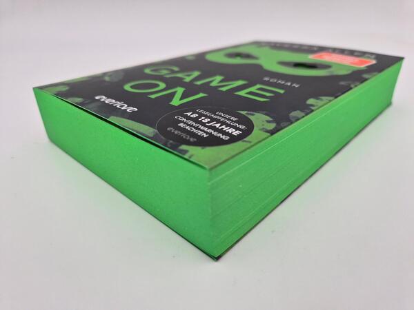 Außenansicht des Buches „Game on“