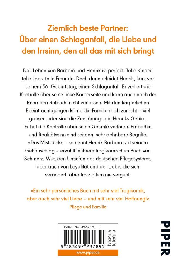 Rückansicht des Buches „Käsekuchen mit Sauerkraut“