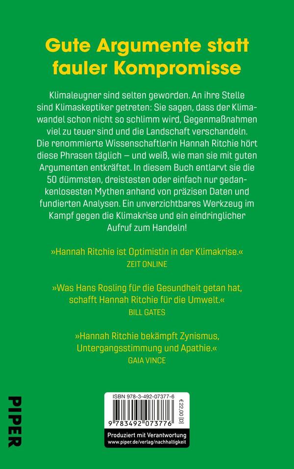 Rückansicht des Buches „Keine Ausreden mehr!“