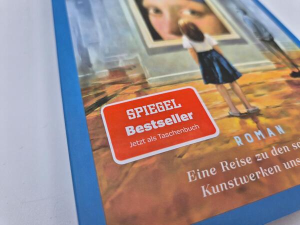 Außenansicht des Buches „Monas Augen – Eine Reise zu den schönsten Kunstwerken unserer Zeit“