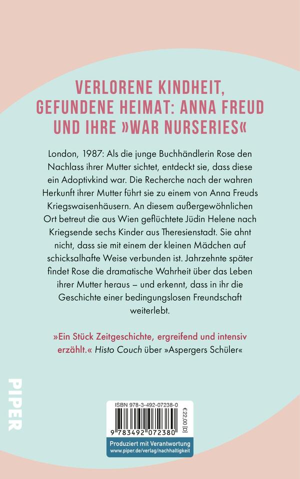 Rückansicht des Buches „Und sie schenkten ihnen ein Zuhause“