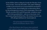Rückansicht des Buches „Die Stunde der Physiker“