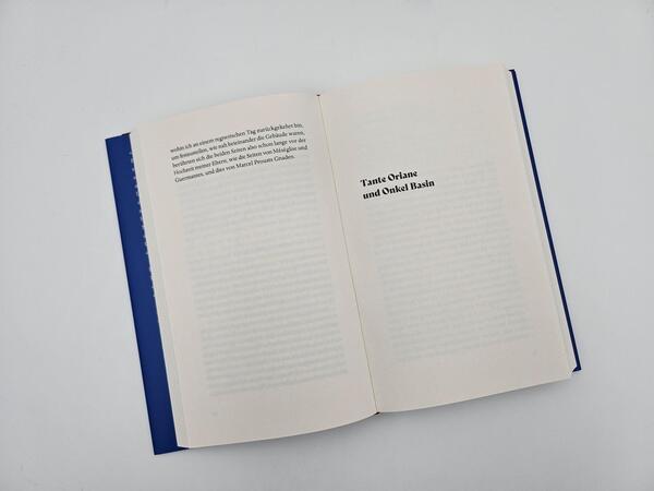 Außenansicht des Buches „Proust. Familienroman“