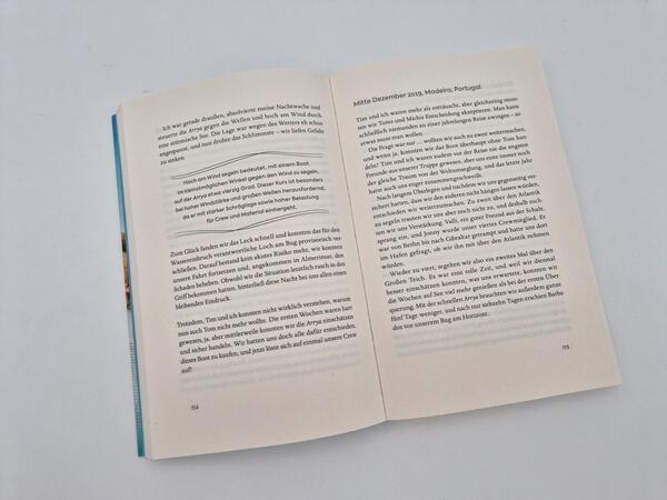 Außenansicht des Buches „Segeljungs“