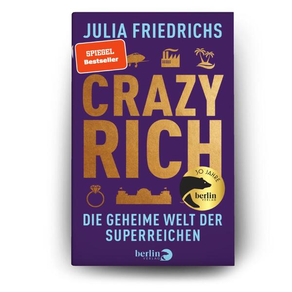 Außenansicht des Buches „Crazy Rich“