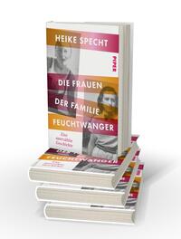 Bücherstapel des Buches „Die Frauen der Familie Feuchtwanger“