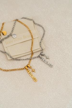 Amina Kette von fearless finery in Gold und Silber