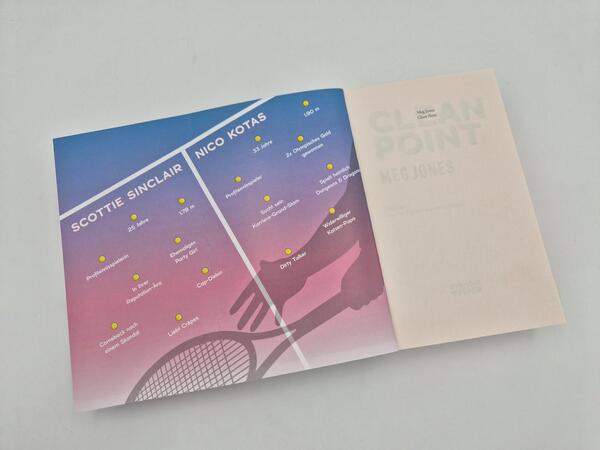 Außenansicht des Buches „Clean Point“