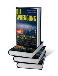 Bücherstapel des Buches „Die Sprengung“