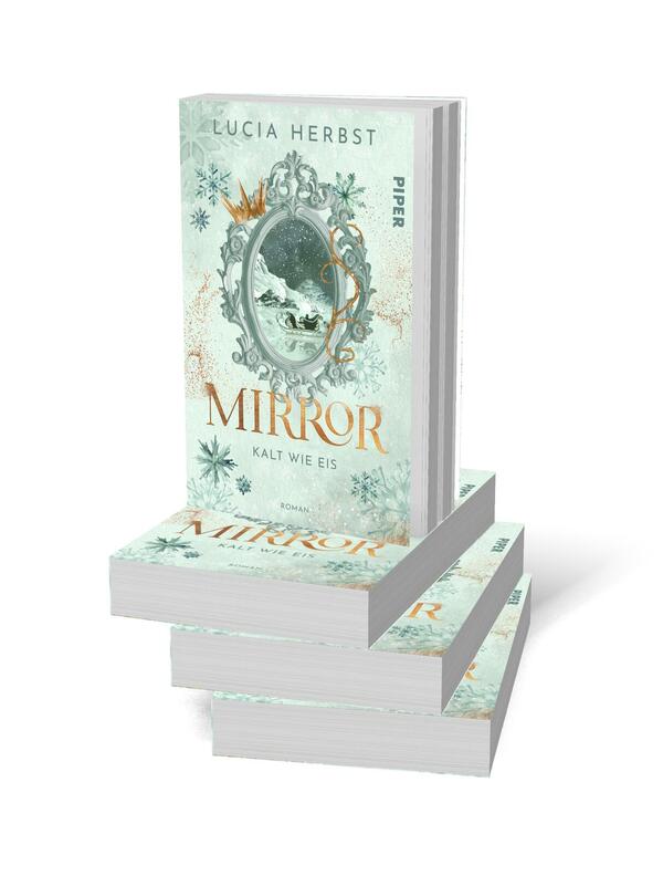 Bücherstapel des Buches „Mirror: Kalt wie Eis“