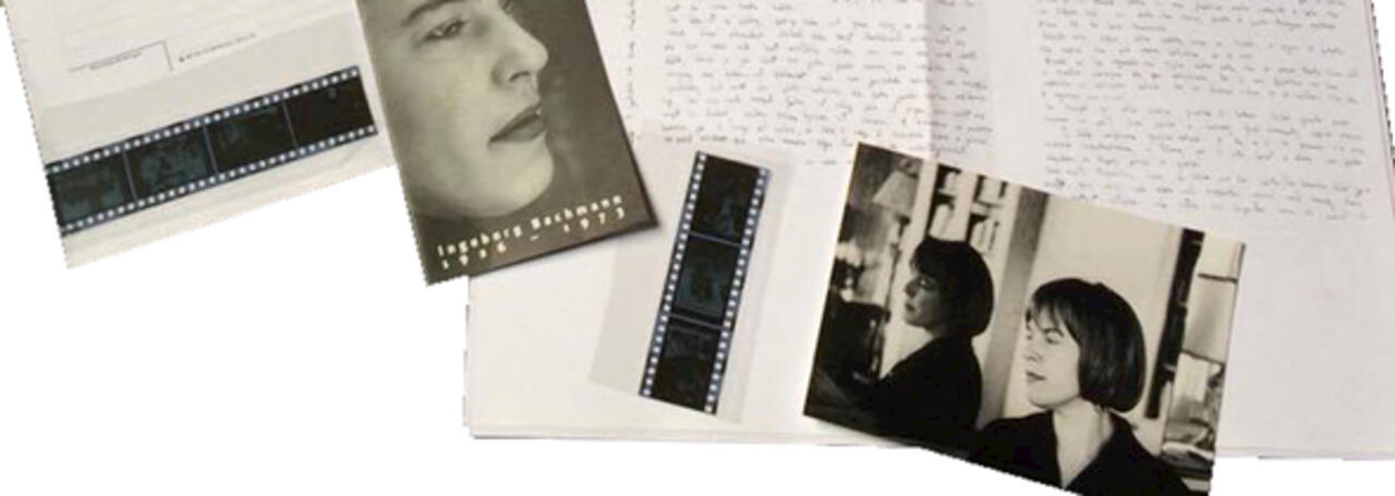 Alte Dokumente und Fotos von Ingeborg Bachmann