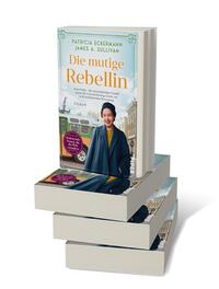 Bücherstapel des Buches „Die mutige Rebellin“