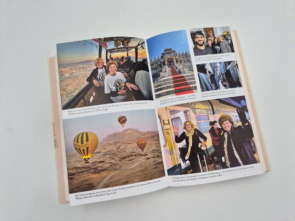 Außenansicht des Buches „The traveling Nanas – Here we go“