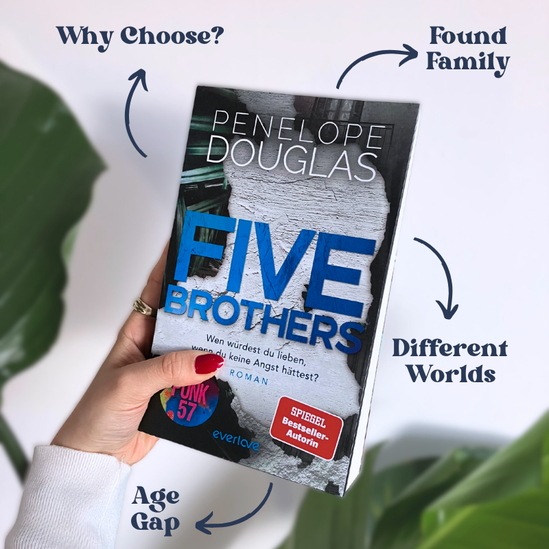 „Five Brothers“ von Penelope Douglas wird in einer Hand gehalten
